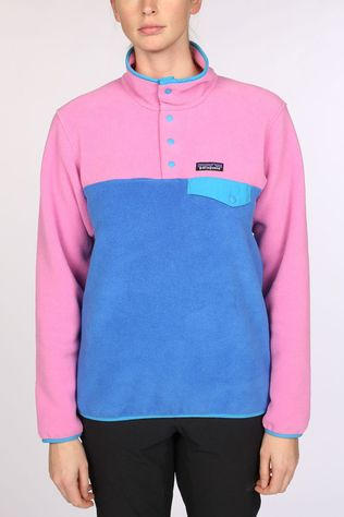 Patagonia Lightweight Synchilla Snap-T Pullover Dames blue/mid pink