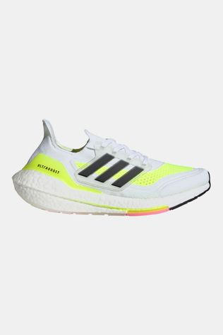 adidas Ultraboost 21 Hardloopschoen Dames  white/yellow