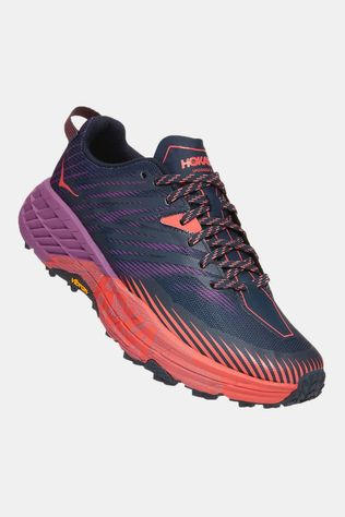 Hoka One One Speedgoat 4 Hardloopschoen Trail Dames mid purple/orange