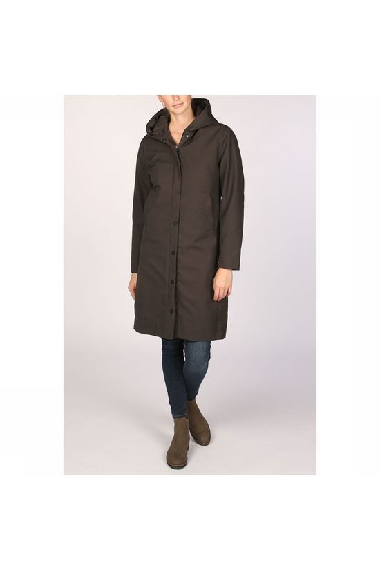 Welter Shelter Not So Long Tube Spoiler Parka Dames dark khaki/mid khaki
