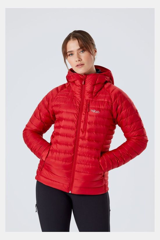 Rab Microlight Alpine Donsjas Dames  mid red