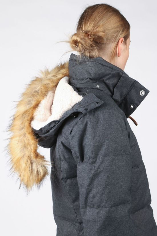 Ayacucho Urban Heat Jas Dames Dark Grey Marle