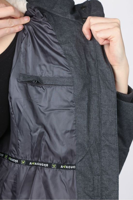 Ayacucho Urban Heat Jas Dames Dark Grey Marle