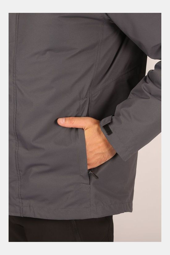 Our Planet Cambrium 3-In-1 Jas - Kunstvezel Isolatiejas dark grey/black