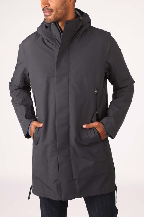 Krakatau Wear Liner Parka Planck 3-In-1 Jas dark grey