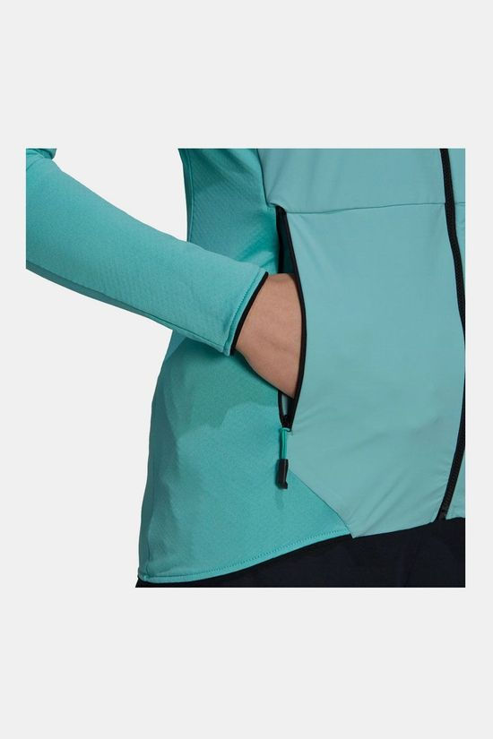 adidas Terrex Skyclimb Fleece Windjack Turquoise