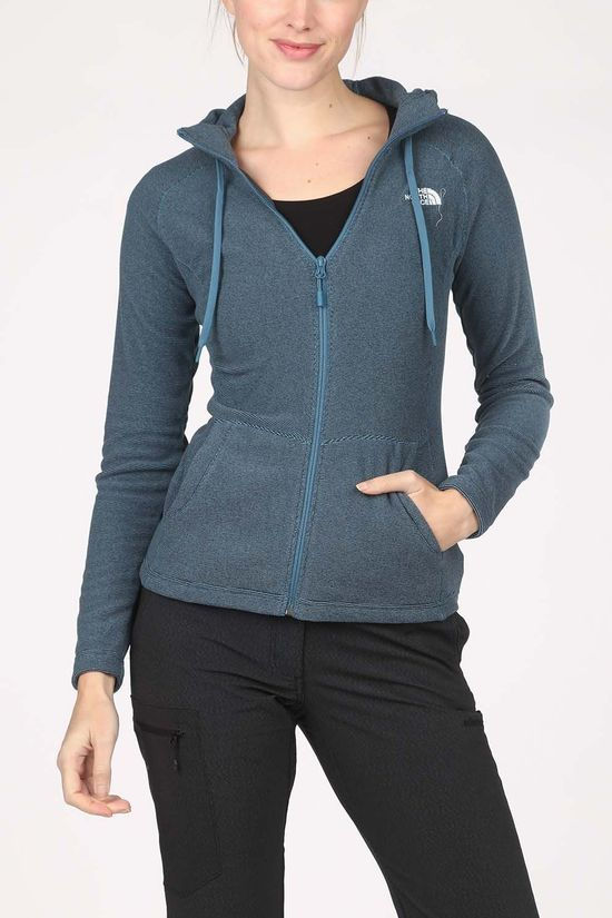 The North Face Mezzaluna Full Zip Hoodie Dames Navy Blue