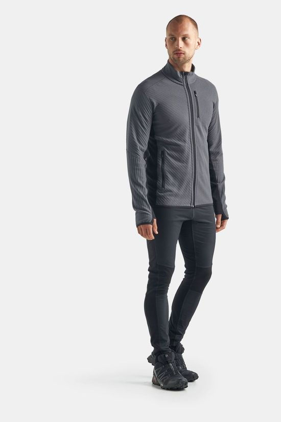 Icebreaker Descender Long Sleeve Zip Jack dark grey
