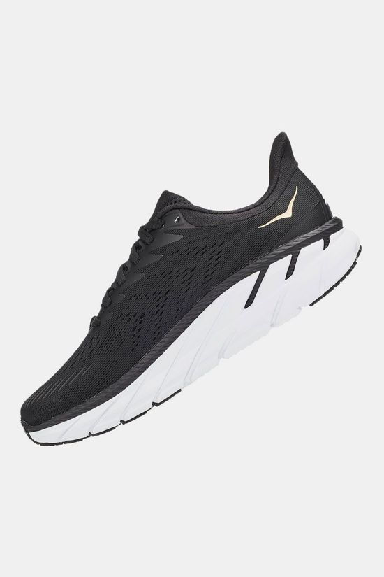 Hoka One One Clifton 7 Hardloopschoen Dames black/white