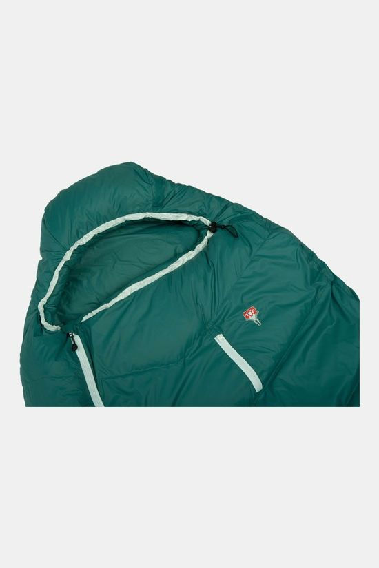 Grüezi-bag Biopod Downwool Subzero 185 Mummy Slaapzak Petrol