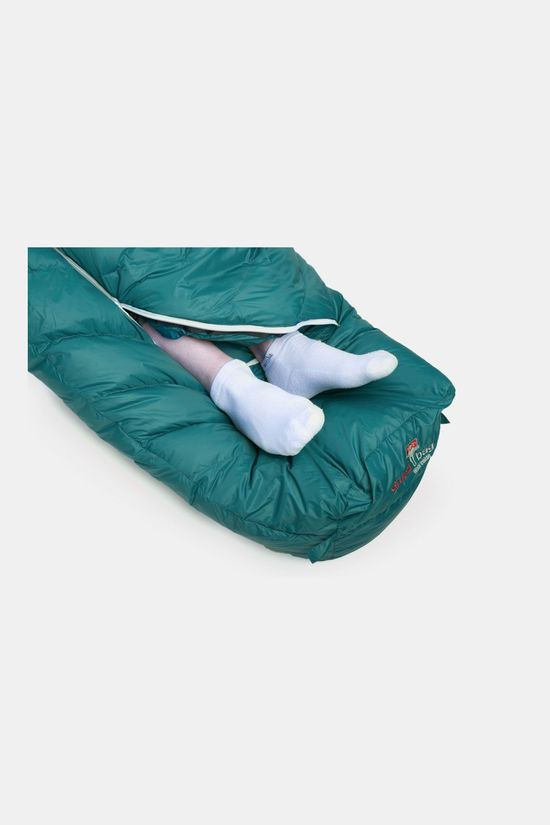 Grüezi-bag Biopod Downwool Subzero 185 Mummy Slaapzak Petrol