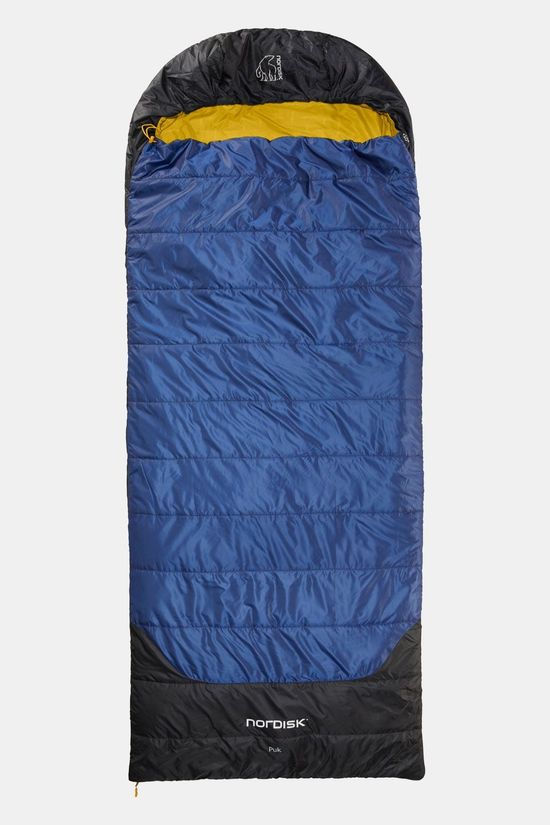 Nordisk Puk +10 Deken Synthetisch 1 seizoen Slaapzak dark blue/yellow
