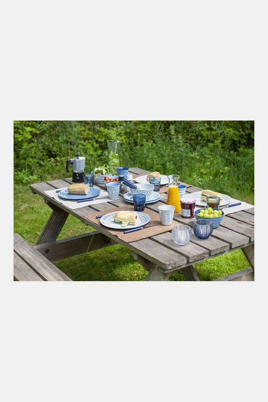 Bo-Camp Mix & Match 16-delig Servies blue/white