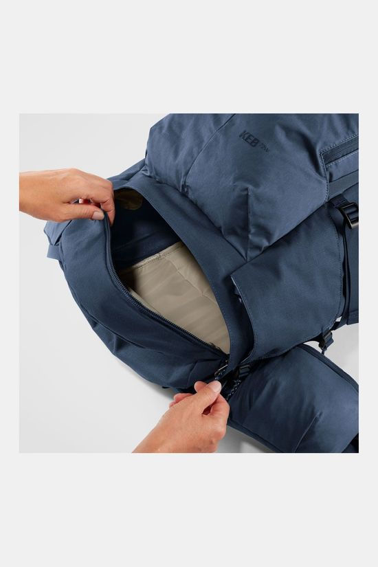 Fjällräven Keb 72L Rugzak Dames Mid Blue/Navy Blue