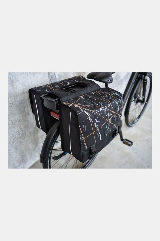 Fastrider Marble Double Bag Fietstas black