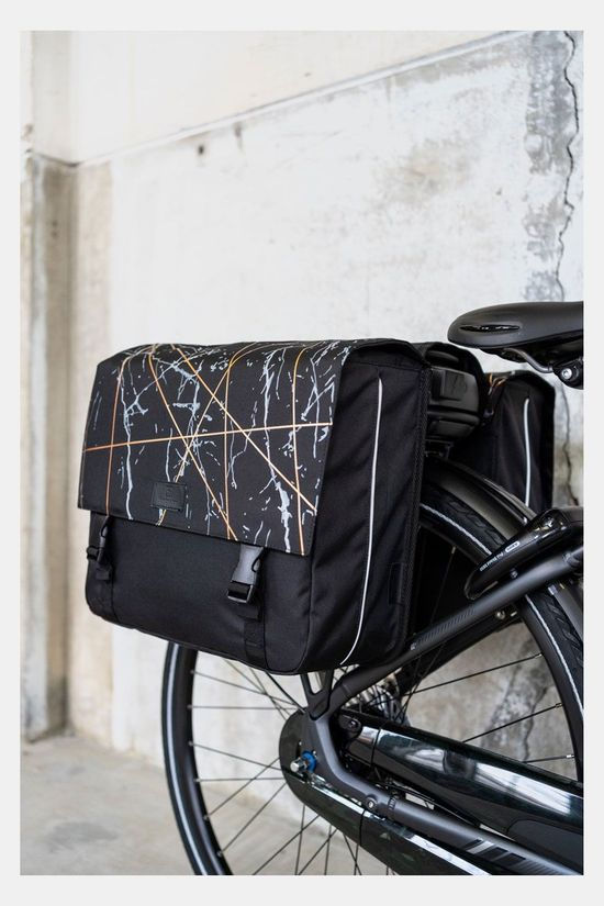 Fastrider Marble Double Bag Fietstas black