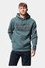 Jack Wolfskin Brand Hoodie Petrol